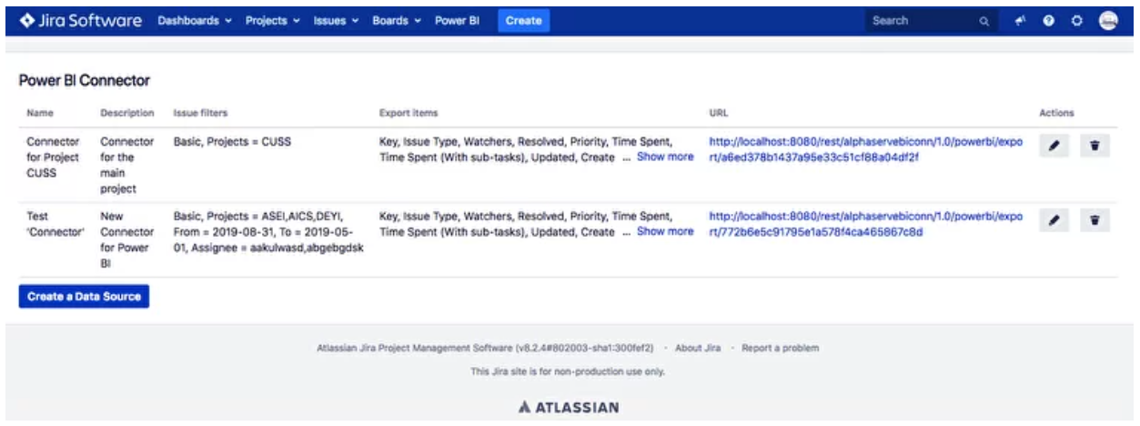 Integrace Power BI Jira Set Up Tutorial EEA